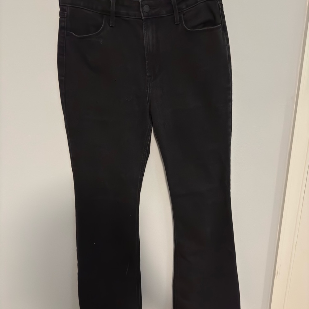 Old Navy Black Flare Wide Leg Jeans